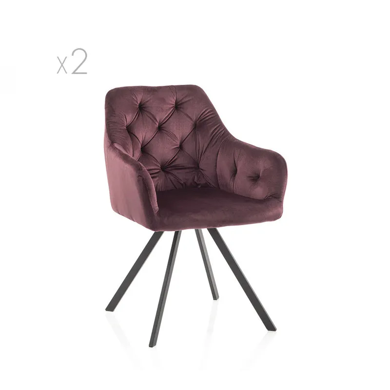 TFT Home Set 2 poltroncine WRAP, rosso merlot